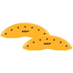 Order MGP CALIPER COVERS - 10250SMGPYL - Gloss Yellow Caliper Covers with MGP Engraving For Your Vehicle