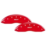 Order MGP CALIPER COVERS - 11221SMGPRD - Gloss Red Caliper Covers with MGP Engraving For Your Vehicle