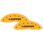 Order MGP CALIPER COVERS - 42021SMOPYL - Gloss Yellow Caliper Covers with Mopar Engraving For Your Vehicle