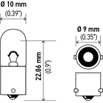 Order Lumière du plafonnier (lot de 10) par HELLA - 3893 For Your Vehicle