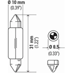 Order Dome Light by HELLA - 6411TB For Your Vehicle