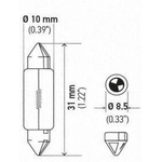 Order Dome Light by HELLA - DE3175TB For Your Vehicle