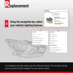 Order Driver Side Headlamp Assembly Composite - NI2502231 For Your Vehicle