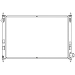 Order Engine Cooling Radiator - RAD13443 For Your Vehicle