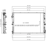 Order Engine Cooling Radiator - RAD13507 For Your Vehicle