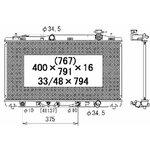 Order Engine Cooling Radiator - RAD2817 For Your Vehicle