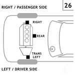 Order ANCHOR - 10155 - Passenger Side Engine Mount For Your Vehicle