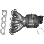 Order EASTERN CATALYTIC - 50485 - ECO GM Stainless Steel Exhaust Manifold with Integrated Catalytic Converter For Your Vehicle