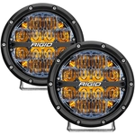 Order RIGID INDUSTRIES - 36206 - Round Driving Beam LED Lights with Amber Backlight For Your Vehicle