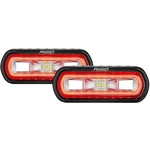 Order RIGID INDUSTRIES - 53122 - Rectangular Wide Driving Beam LED Lights with Red Halo For Your Vehicle