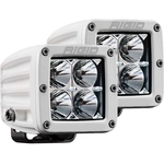 Order RIGID INDUSTRIES - 602113 - White Housing Flood Beam LED Lights For Your Vehicle