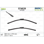 Order Flat Wiper Blade by VALEO - 574639 For Your Vehicle