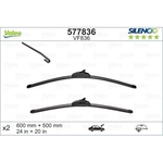 Order Flat Wiper Blade by VALEO - 577836 For Your Vehicle