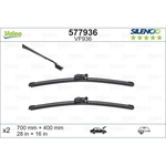 Order Flat Wiper Blade by VALEO - 577936 For Your Vehicle