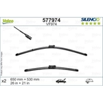 Order Flat Wiper Blade by VALEO - 577974 For Your Vehicle