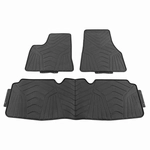 Order VAICO - V58-0021 - 1st & 2nd Row Black Rubber Tapis Set For Your Vehicle