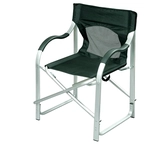 Order FAULKNER - 43948 - Aluminum Directors Chair Black For Your Vehicle