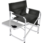 Order FAULKNER - 48871 - Black Directors Chair with Pocket Pouch & Folding Tray For Your Vehicle