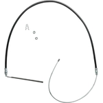 Order Front Brake Cable by WORLDPARTS - 136504 For Your Vehicle