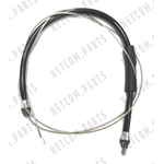 Order Front Brake Cable by WORLDPARTS - 166362 For Your Vehicle