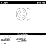 Order Front Brake Drum by CENTRIC PARTS - 123.42005 For Your Vehicle