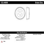 Order Front Brake Drum by CENTRIC PARTS - 123.44000 For Your Vehicle