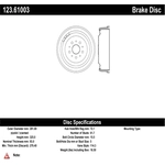 Order Front Brake Drum by CENTRIC PARTS - 123.61003 For Your Vehicle