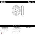 Order Front Brake Drum by CENTRIC PARTS - 123.65001 For Your Vehicle