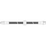 Order Front Brake Hose by CENTRIC PARTS - 150.34023 For Your Vehicle