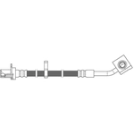 Order Front Brake Hose by CENTRIC PARTS - 150.67125 For Your Vehicle