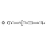 Order Front Brake Hose by CORTECO - 19034259 For Your Vehicle