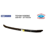 Order Front Bumper Cover Support - TO1041103DSC For Your Vehicle