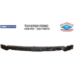 Order Front Bumper Energy Absorber - TO1070217DSC For Your Vehicle