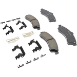 Order ACDELCO - 17D882CHF2 - Ceramic Front Disc Brake Pad Kit with Springs and Clips For Your Vehicle