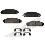 Order Front Ceramic Pads by AGNA BRAKES - CXD1058 For Your Vehicle