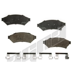 Order Front Ceramic Pads by AGNA BRAKES - CXD1075 For Your Vehicle