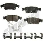 Order Front Ceramic Pads by AGNA BRAKES - CXD1287 For Your Vehicle