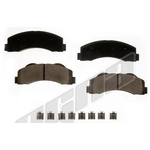 Order Front Ceramic Pads by AGNA BRAKES - CXD1414 For Your Vehicle