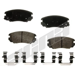 Order Front Ceramic Pads by AGNA BRAKES - CXD1421 For Your Vehicle