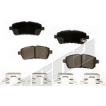Order Front Ceramic Pads by AGNA BRAKES - CXD1454A For Your Vehicle