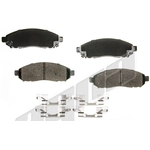 Order Front Ceramic Pads by AGNA BRAKES - CXD1548 For Your Vehicle