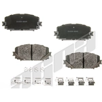 Order Front Ceramic Pads by AGNA BRAKES - CXD1628 For Your Vehicle