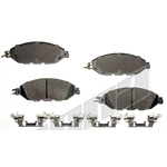 Order Front Ceramic Pads by AGNA BRAKES - CXD1649 For Your Vehicle