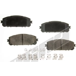 Order Front Ceramic Pads by AGNA BRAKES - CXD1709 For Your Vehicle