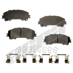 Order Front Ceramic Pads by AGNA BRAKES - CXD1736 For Your Vehicle