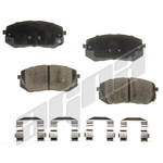 Order Front Ceramic Pads by AGNA BRAKES - CXD1803 For Your Vehicle