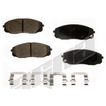 Order Front Ceramic Pads by AGNA BRAKES - CXD1814 For Your Vehicle