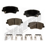 Order Front Ceramic Pads by AGNA BRAKES - CXD1828 For Your Vehicle