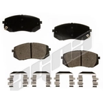 Order Front Ceramic Pads by AGNA BRAKES - CXD1855 For Your Vehicle