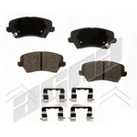 Order Front Ceramic Pads by AGNA BRAKES - CXD1971 For Your Vehicle